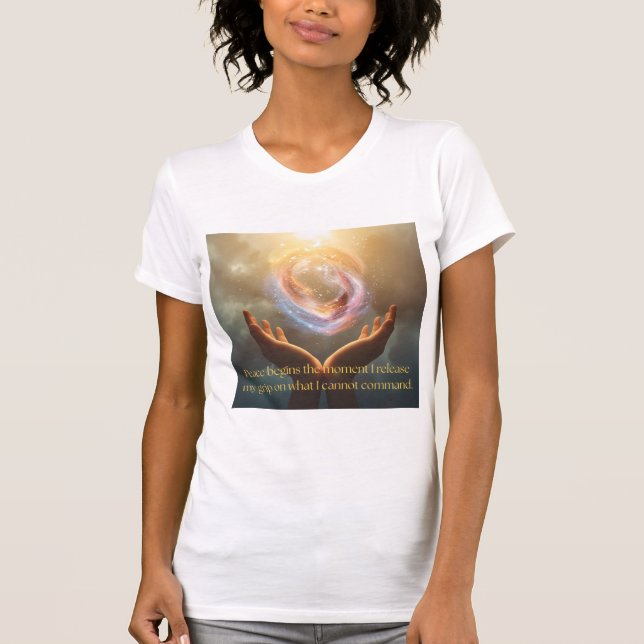 Peace Quote T-shirt (Frente)