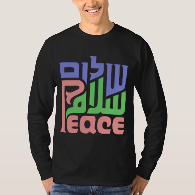 Peace Shalom Salaam Camisa (Frente)