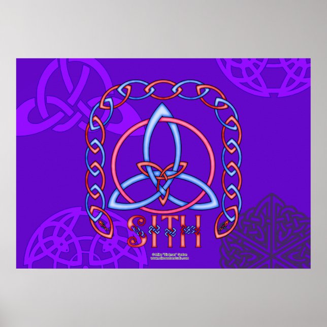 Peace Triquetra Poster (Frente)
