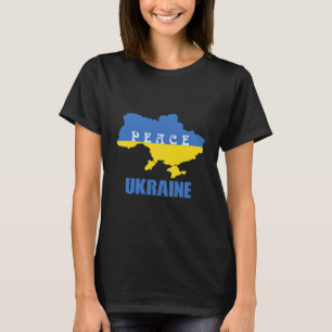 Peace Ucrânia - Support Peace & Love T-Shirt
