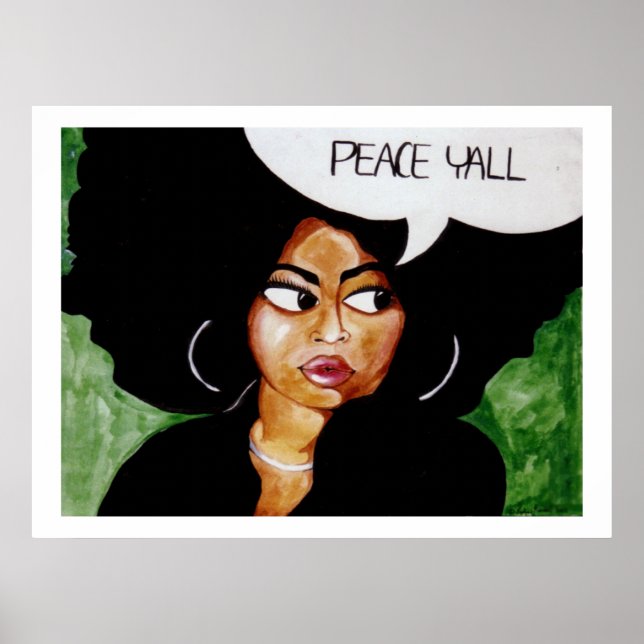 Peace Y'all Poster (Frente)