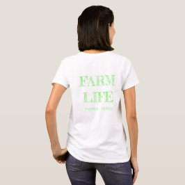 Peach Farmhouse; Camisa Verde