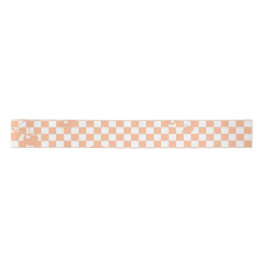 Peach Fuzz Cherry Gingham Patterno