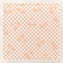 Peach Fuzz Cherry Gingham Patterno