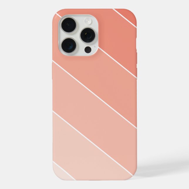 Peach Ombré Stripes (Verso)