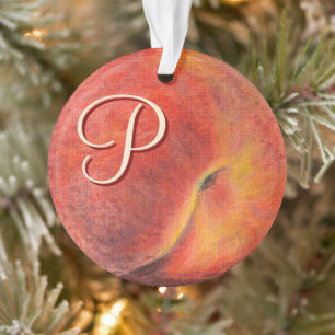 Peach - Ornamento acrílico