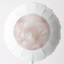 Peach Rosa Dourado Glitter Luxe Love