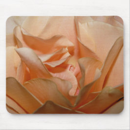 Peach Rosa Petals mousepad