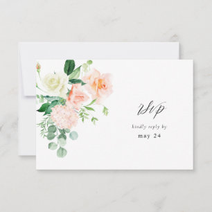 Peach & White Floral w RSVP V3 2