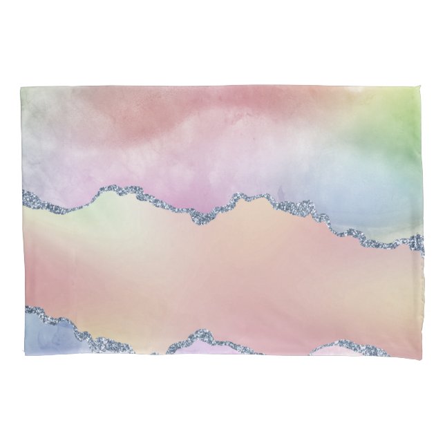 Peachy Agate | Bonito Mole Pastel Watercolor Ombre (Frente)