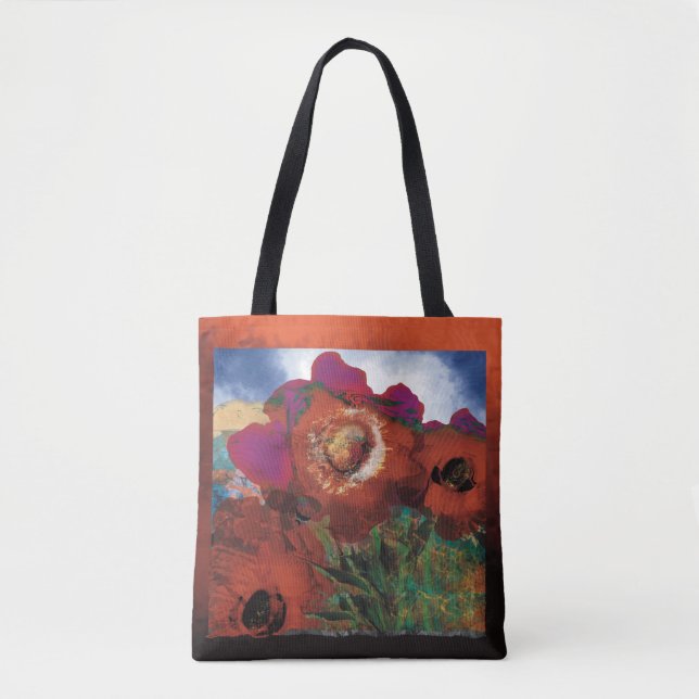 Peacin’ Poppies Bolsa (Frente)