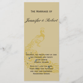 Peacock Elegance com um programa Art Deco Flair