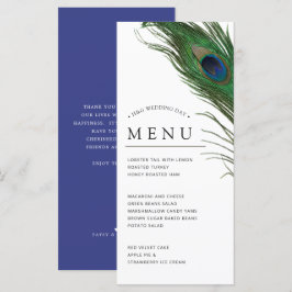 Peacock Feather Poise | Menu Janto