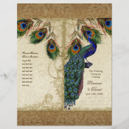 Peacock & Feather Vintage Dourado Olhar, Cabeça