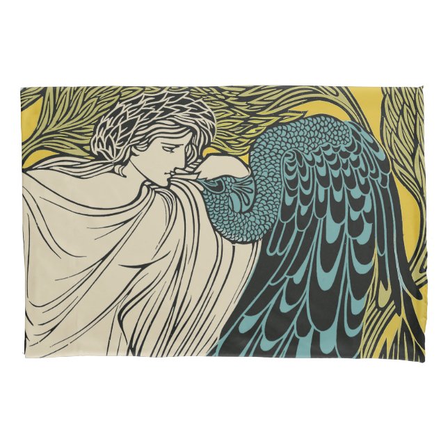 Peacock Fine Art Bird Nouveau (Frente)