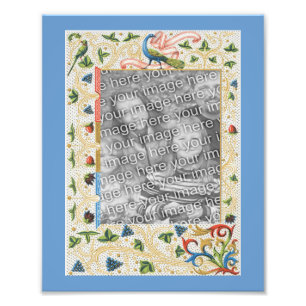 Peacock Fruta Art Modelo da Foto 