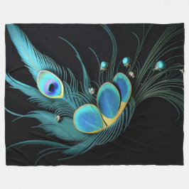 Peacock majestoso - Grande cobertor de velo