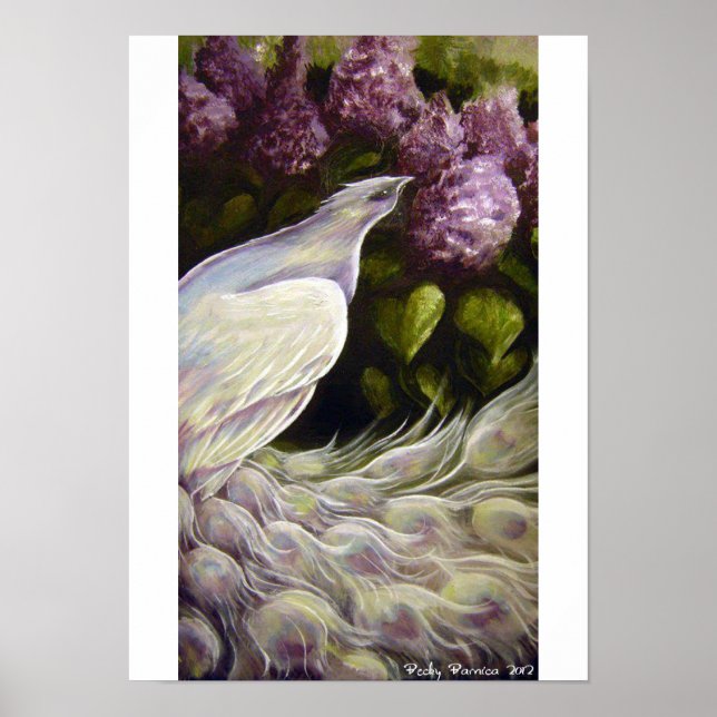 Peacock na Poster Lilacs (Frente)