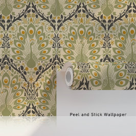 Peacock Parade Wallpapers Art Nouveau