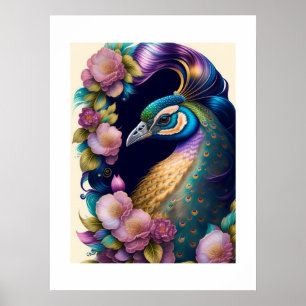 Peacock Poster