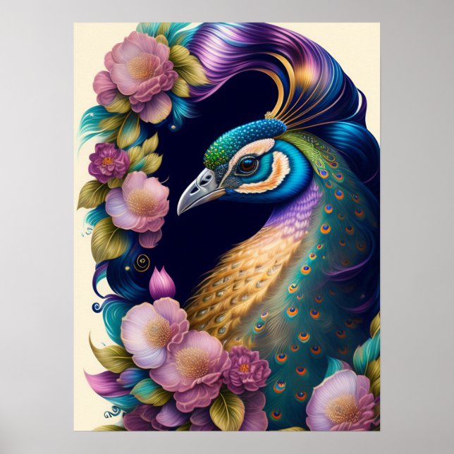 Peacock Poster (Frente)