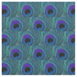 Peacock Tecido Púrpura Travinho Azul Aqua