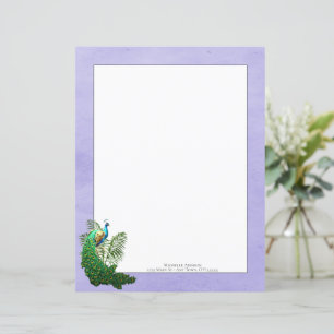 Peacock Vibrante Folha de Lavanda