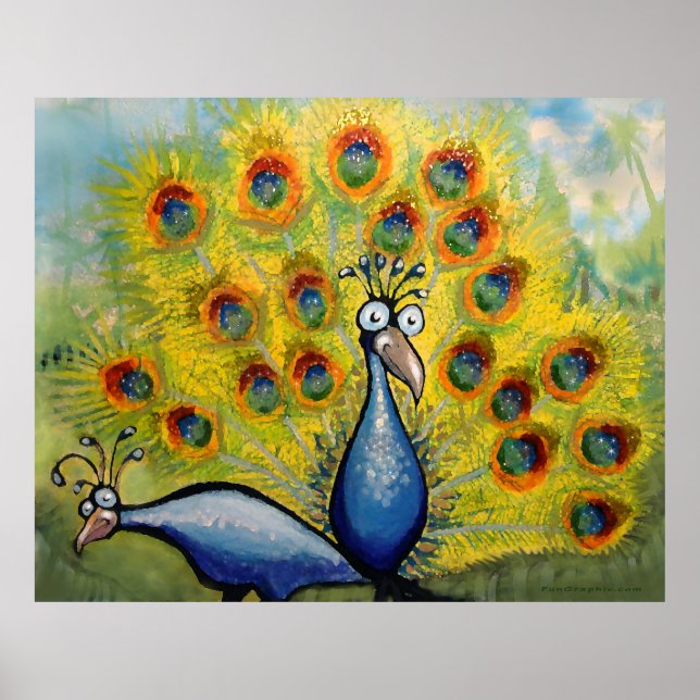 Peacocks Poster (Frente)