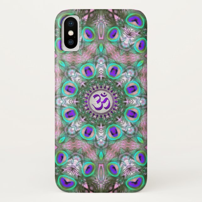 Peacolia Capas de Casato de Aum iPhone 4 Purple Au (Verso)