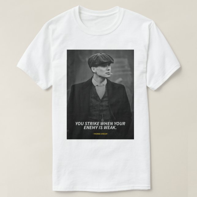 Peaky blinders quotes T-Shirt (Frente do Design)