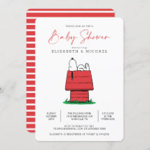 Peanuts Snoopy Dog House - Convite ao Chá de frald