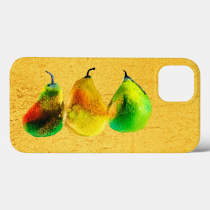 Pear art, cor-de-água doce fruta Maiúscula, iPhone