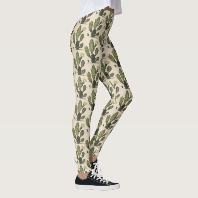 Pear Cactus em Leggings Bloom (Direita)