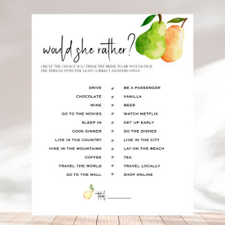 Pear Perfeita - Chá de panela Ela Iria Preferencia