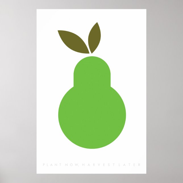 Pear Verde - Poster de 60 anos 70 (Frente)
