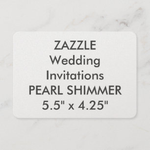 PEARL 110lb 5,5" x 4,2 Convites para casamento
