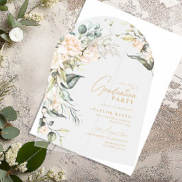 Pearl Blush Floral Graduation Arch ID989