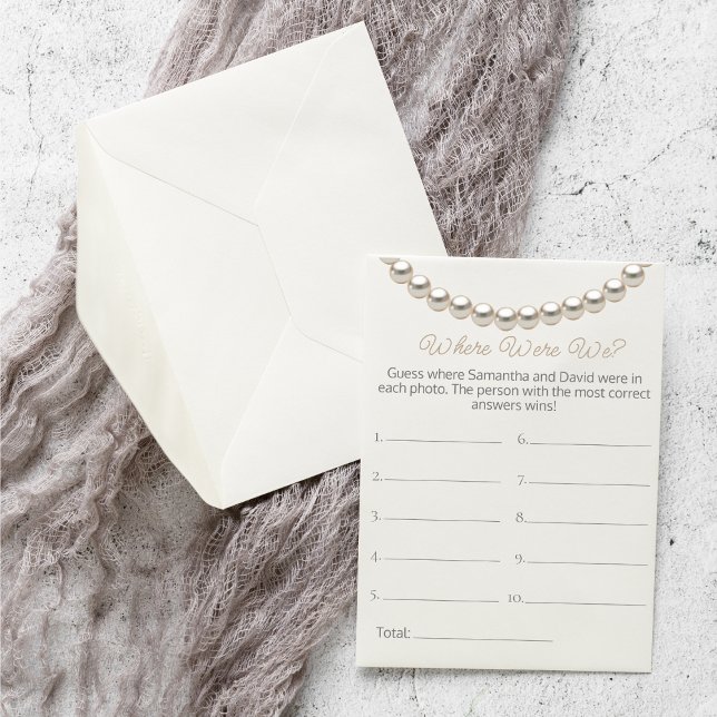 Pearl Chá de panela Onde Estávamos Jogando (Criador carregado)