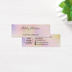 Pearl-chic holográfico legal com brincos