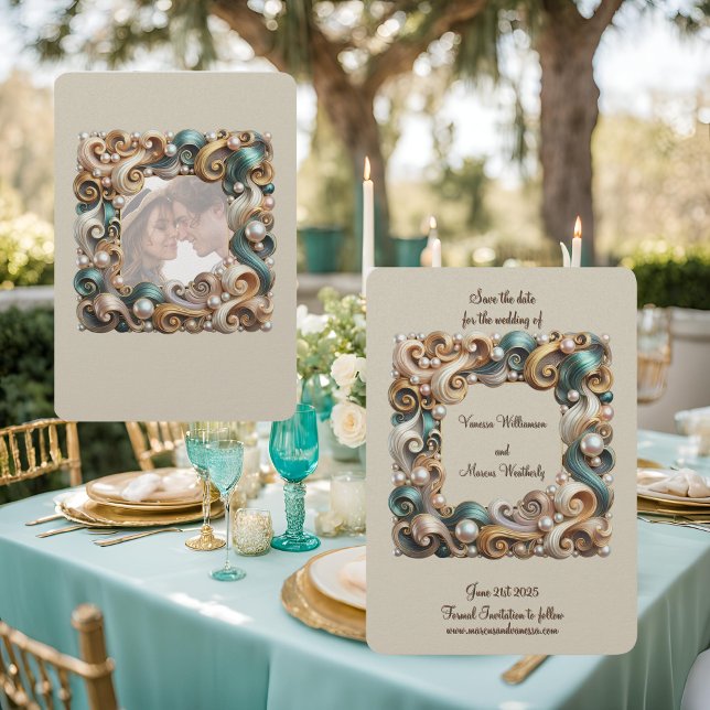 Pearl Coast Elegance Formal Salvar a placa de data (Criador carregado)