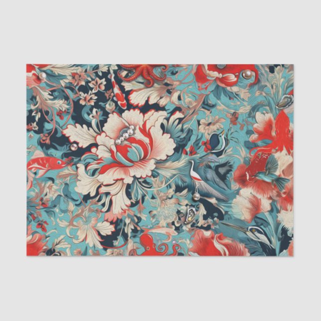 Pearl Decoupage Papel tecidular (Frente )