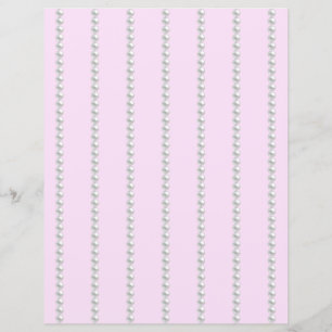 Pearl Miçanga Scrapbook Paper
