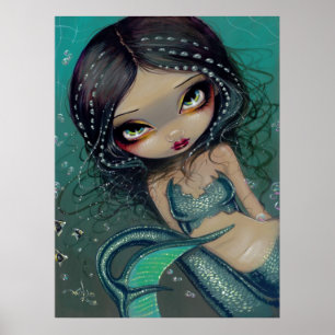 Pearl Swirl Mermaid ART IMPRESSÃO Grande Sereia