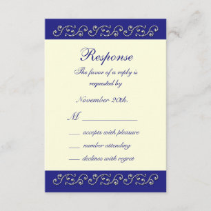 Pearls, Off White e Sapphire Blue RSVP
