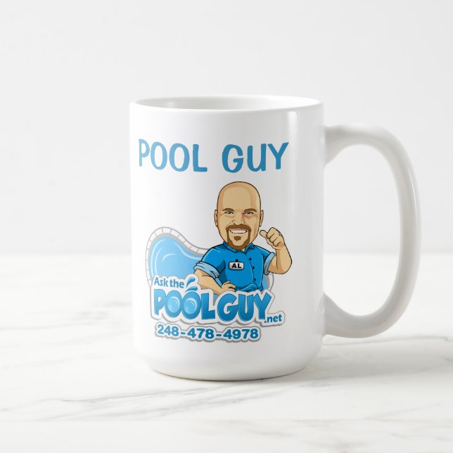 Peça a caneca da cara da piscina (Direita)