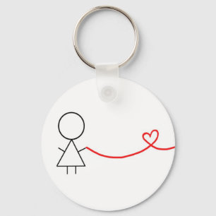 Peça da menina do chaveiro dos casais