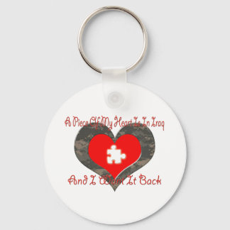 Peça de coração no Chaveiro do iraque