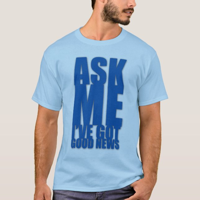 Peça-me a camisa (para cores claras) (Frente)