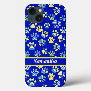Peças Azuis Coloridas Personalizadas
