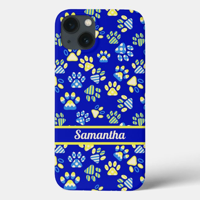 Peças Azuis Coloridas Personalizadas (Verso)